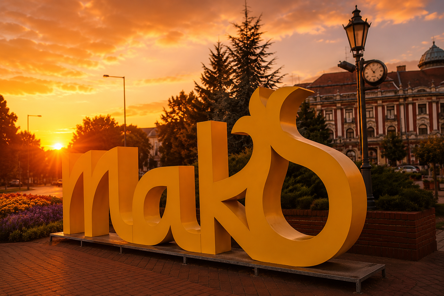 Makó főtér 